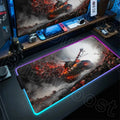 RGB Mousepad Gaming World of Tanks Mouse Pad Backlight Keyboard Rug Large Size Rubber Table Pad Antislip Base Desktop Mouse Mats