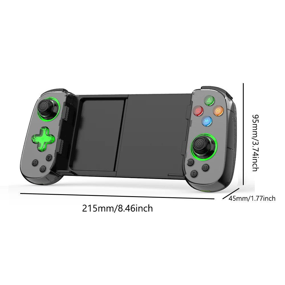 D7 Bluetooth 5.0 Telescopic Mobile Phone Gamepad for IOS Android Wireless Game Controller Joystick for PUBG for PS4 Switch PC