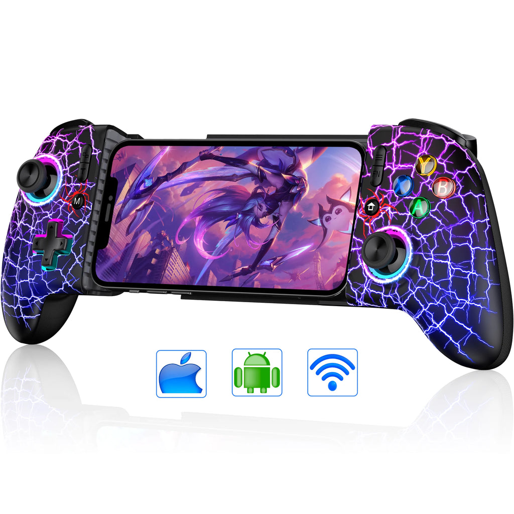 BEBONCOOL MC200 Mobile Phone Hall Effect Controller Type-C Gamepad Stretching Handle Stick Android iOS XBOX Cloud Game Joystick