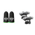 1Pair Mobile Phone Game Trigger 6 Finger Game Controller Universal Gamepad Joystick Shooter Button Controller for IOS Android