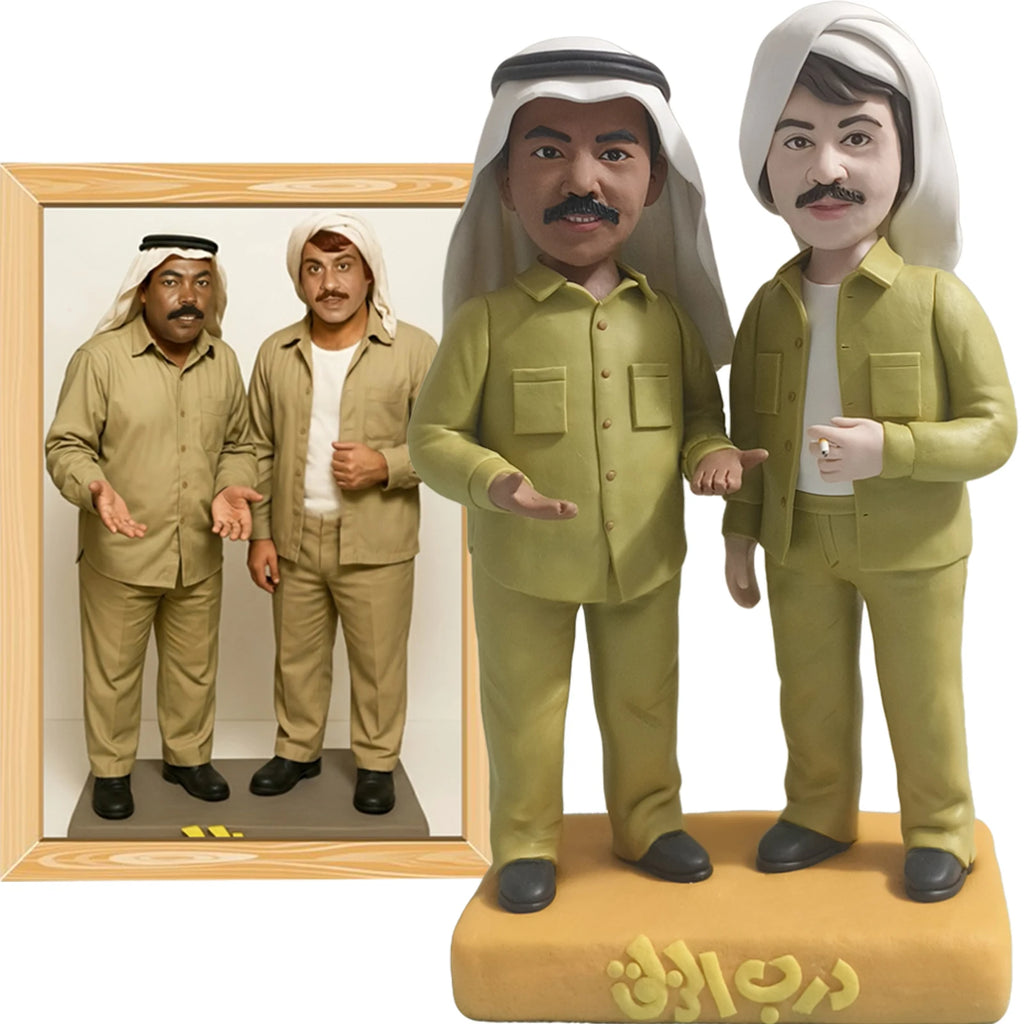 Custom Bobblehead Figurines,Full Body Customization Ai Figure,Personalized Clay Doll from Picture,Creative Gifts for Best Friend
