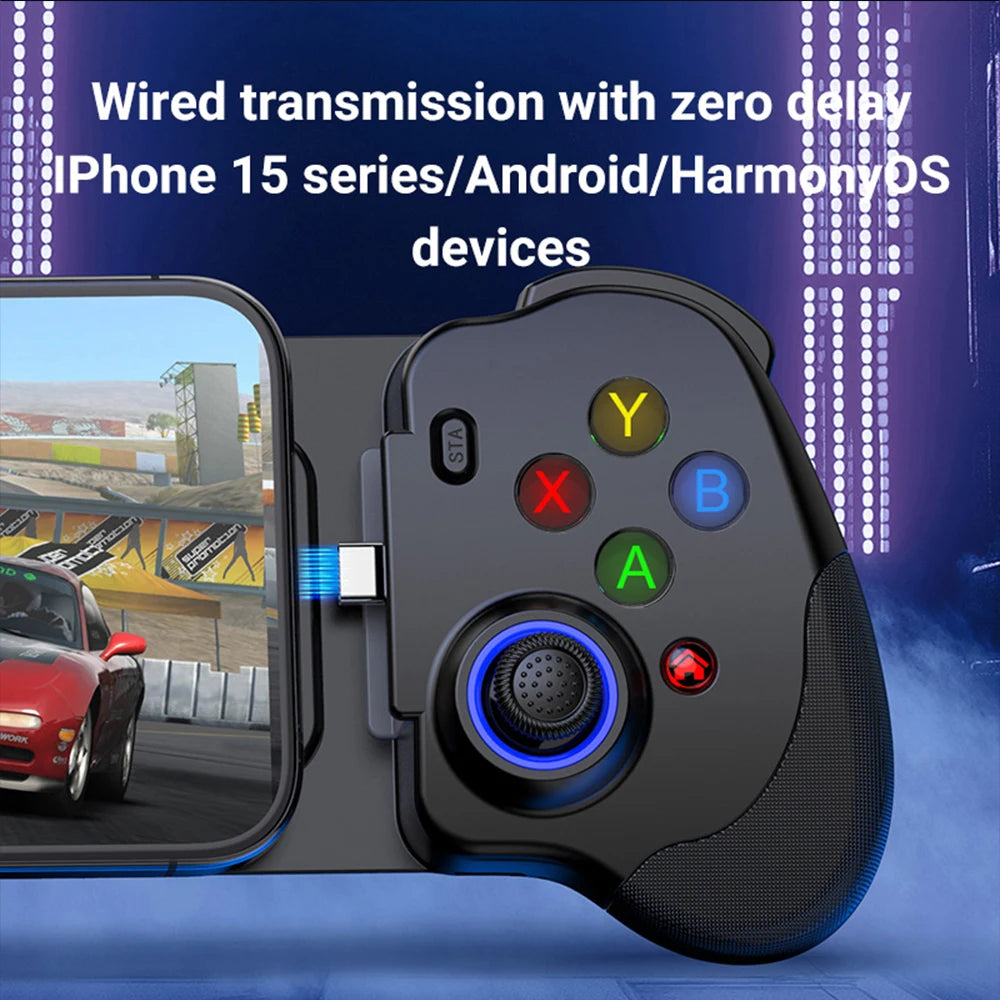 USB-C Mobile phone Game Controller For PC/PS/Xbox/Android /I15 series Gamepad Support Cloud gaming streaming Game Plug and Play