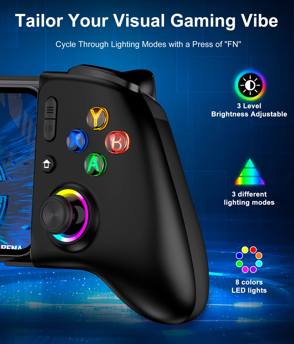 BEBONCOOL MC200 Mobile Phone Hall Effect Controller Type-C Gamepad Stretching Handle Stick Android iOS XBOX Cloud Game Joystick
